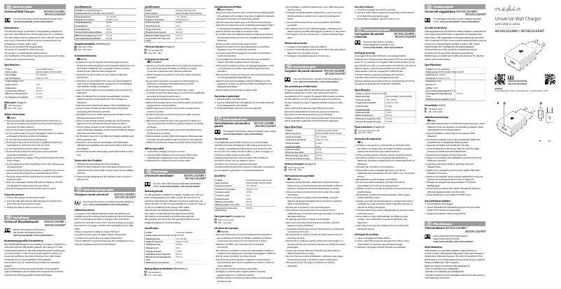 Page n°1 - Manuel utilisateur Nedis WCHAC242ABK