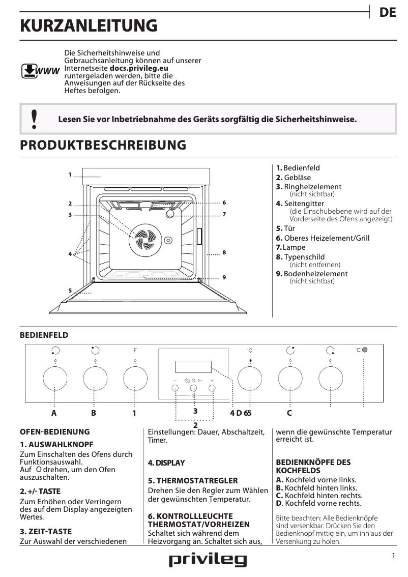 Image de la première page du manuel de l'appareil PHVK3OH5VIN