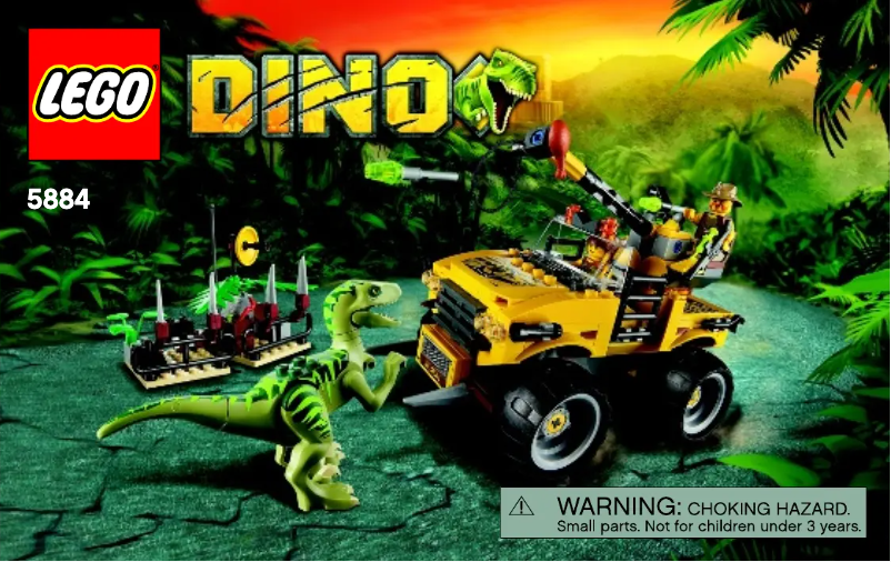 Page n°1 - Manuel utilisateur Lego Dino 5884