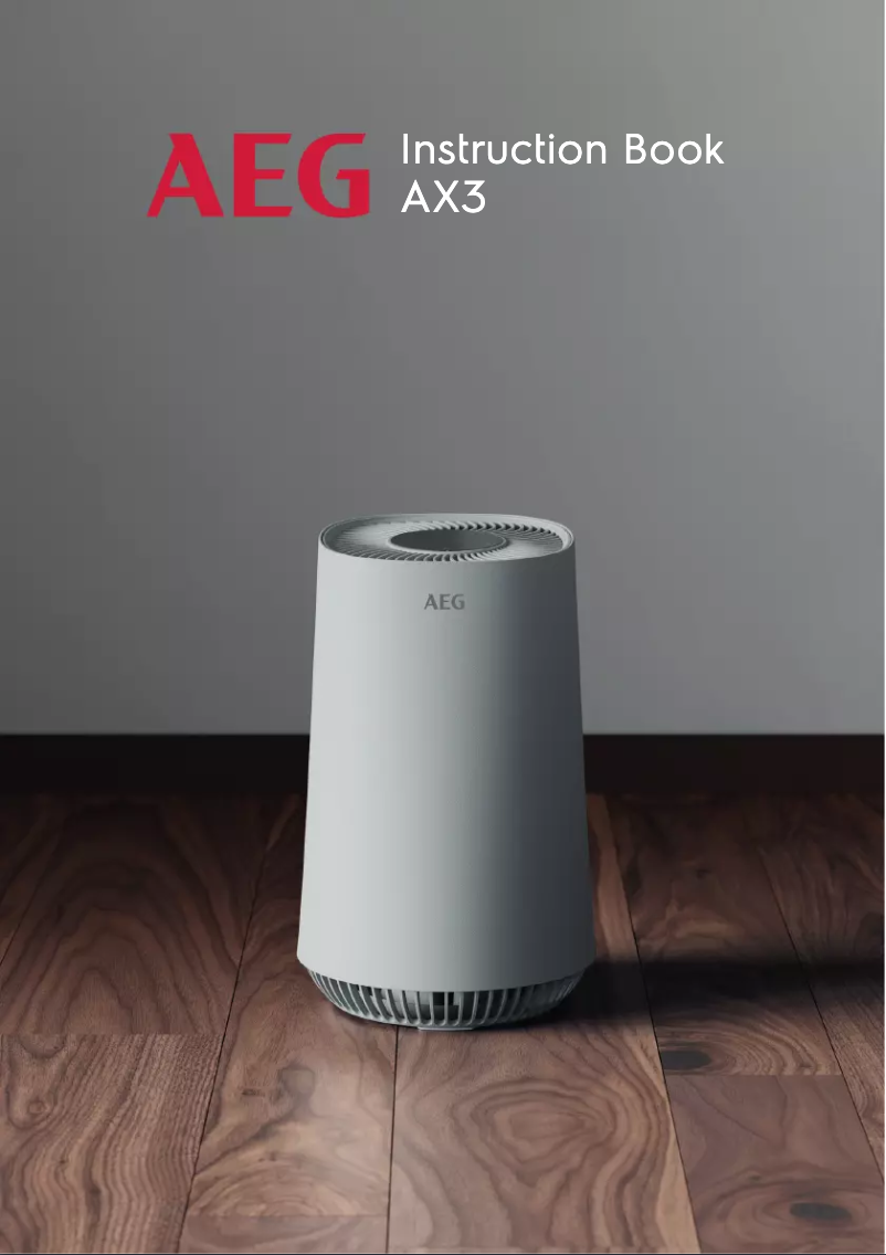 Page n°1 - Manuel utilisateur AEG AX31-201