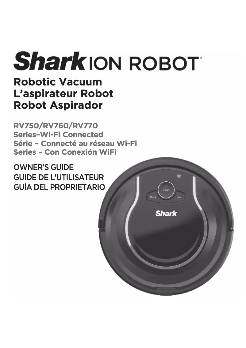 Page 1 de la notice Manuel utilisateur Shark Ion Robot RV761