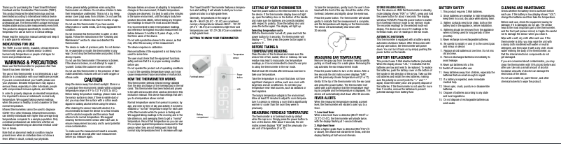 Image de la première page du manuel de l'appareil TSIR1