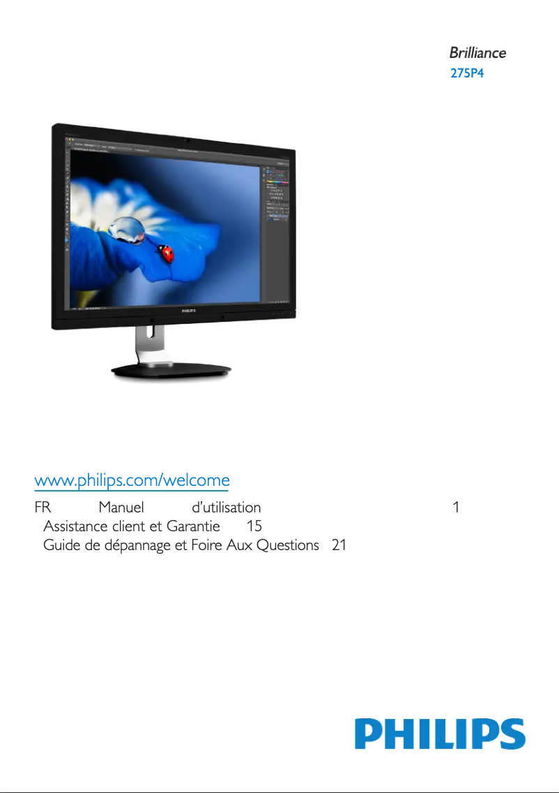 Imagen de la primera página del manual del dispositivo Brilliance 275P4VYKEB