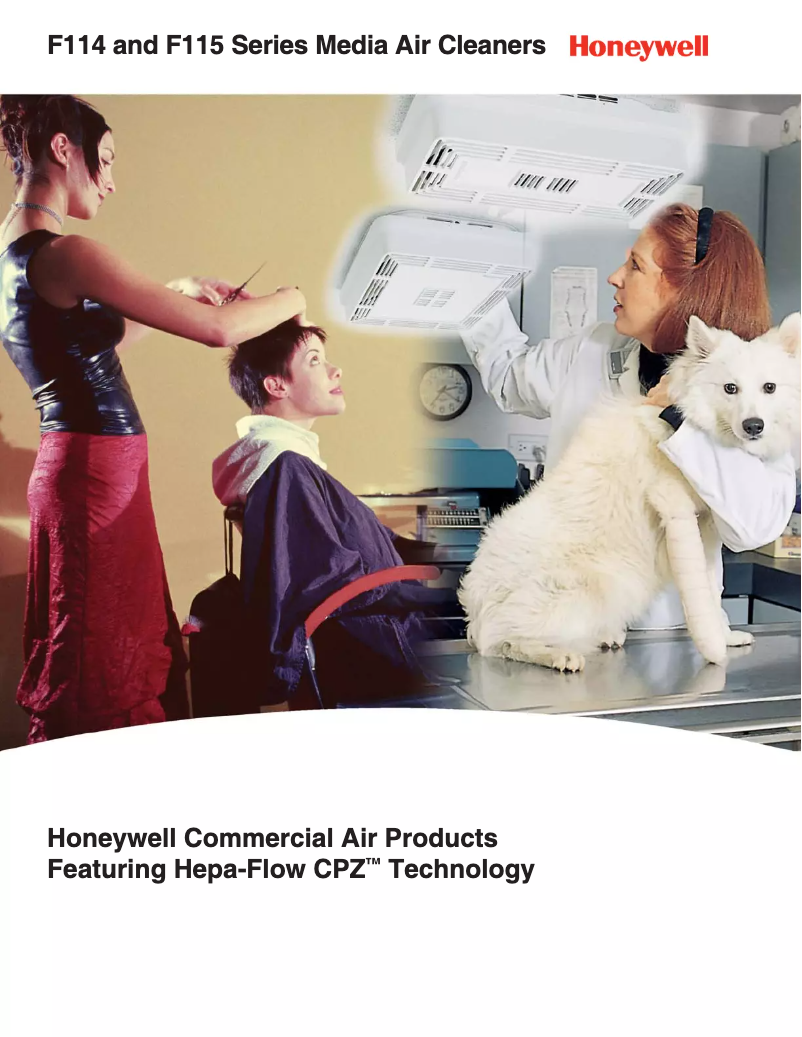 Page 1 de la notice Brochure Honeywell F115A1064