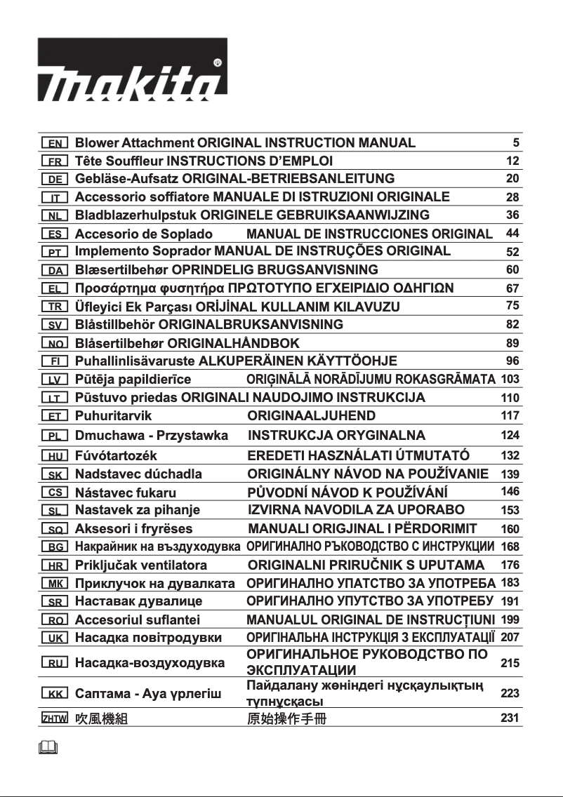 Page 1 de la notice Manuel utilisateur Makita UB401MP