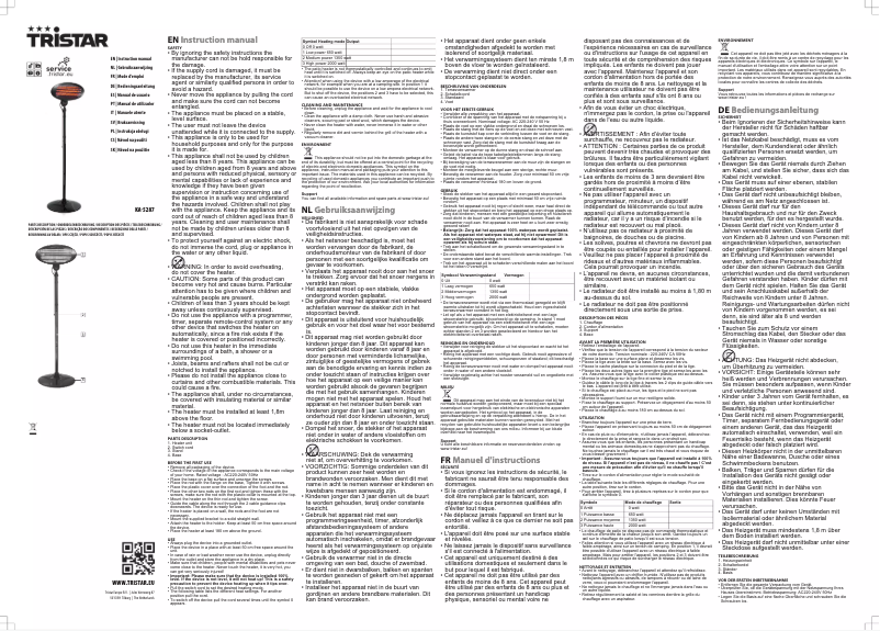 Image de la première page du manuel de l'appareil KA-5287