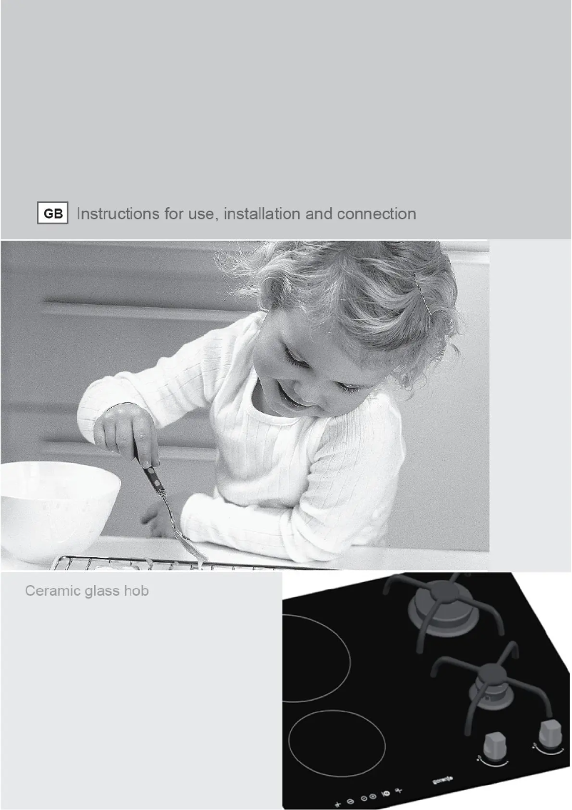 Page n°1 - Manuel utilisateur Gorenje ITG623ASC
