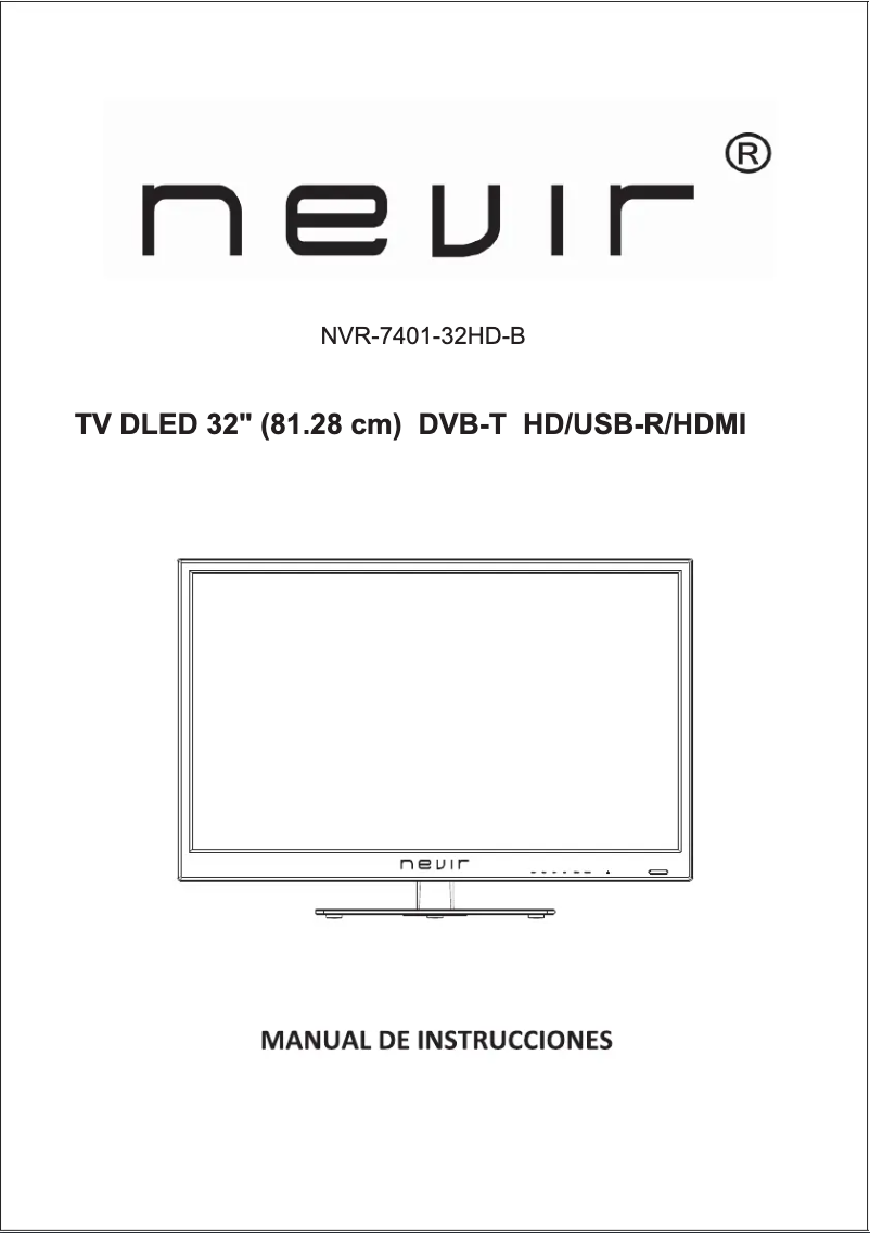 Page n°1 - Manuel utilisateur Nevir NVR-7401-32HD-B