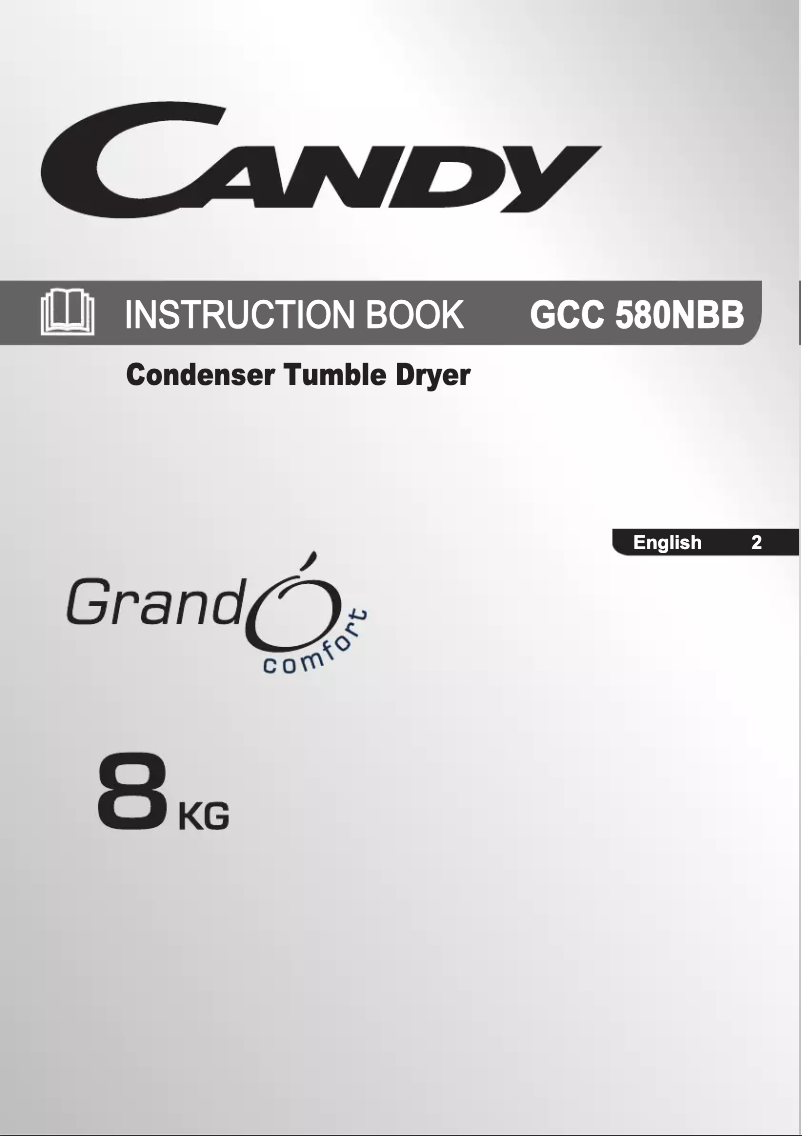 Page 1 de la notice Manuel utilisateur Candy GCC 580NBB-80