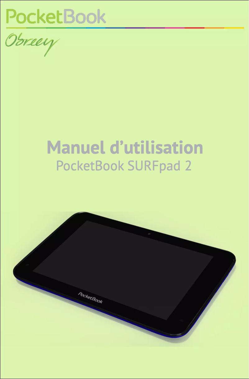 Page n°1 - Manuel utilisateur PocketBook SURFpad 2