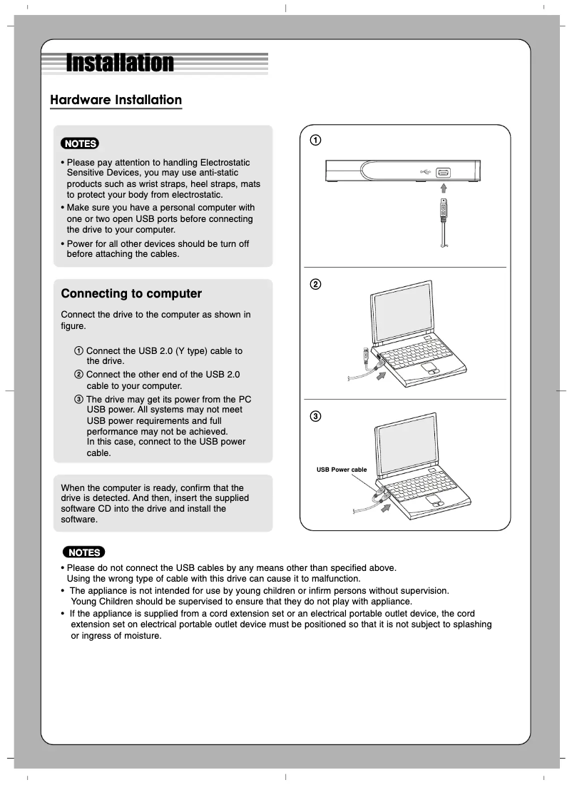 Página 1 del manual Manual de usuario LG GP30NW20