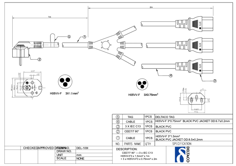 Página 1 del manual Manual de usuario Deltaco DEL-109I