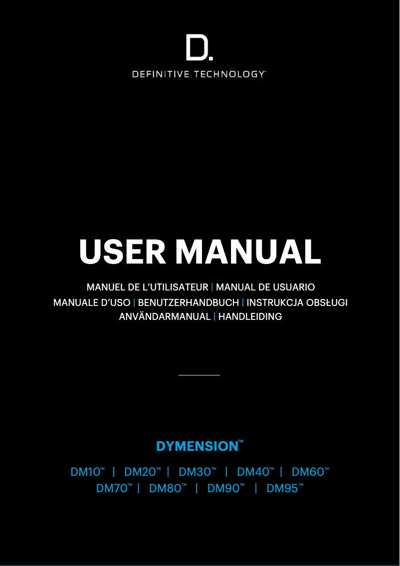 Image de la première page du manuel de l'appareil Dymension DM10
