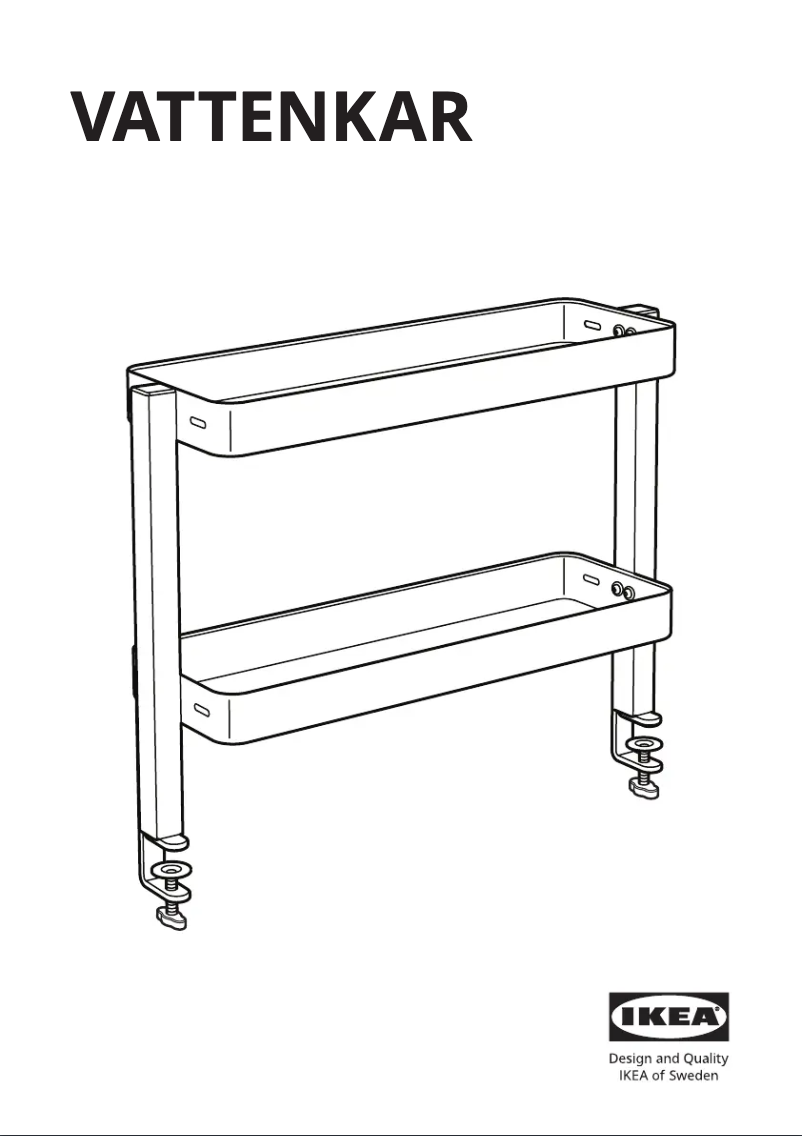 Image de la première page du manuel de l'appareil VATTENKAR 205.415.68