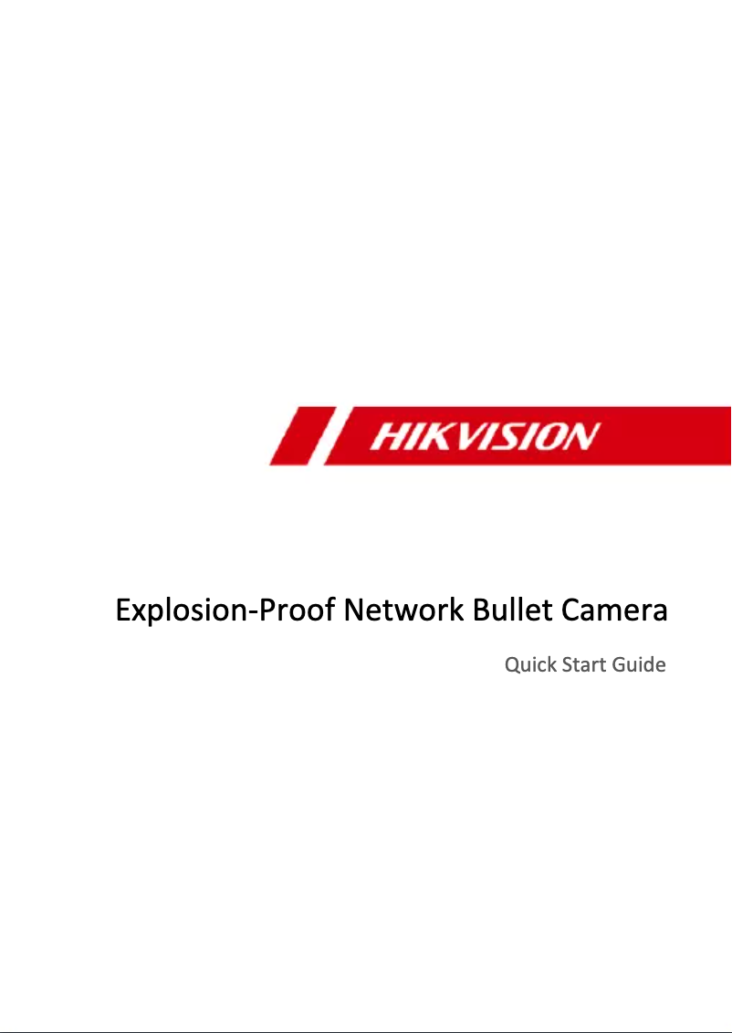 Page n°1 - Guide de démarrage rapide Hikvision DS-2XE6222F-IS