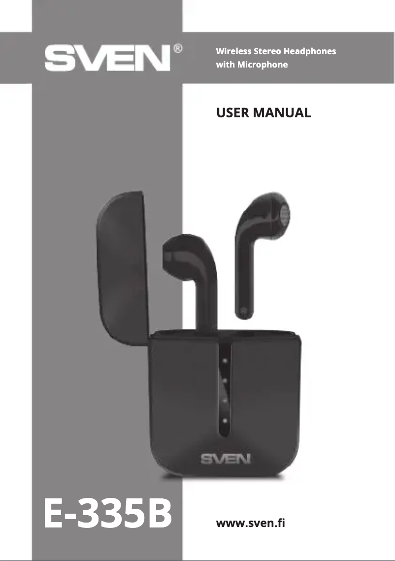 Page 1 de la notice Manuel utilisateur Sven E-335B