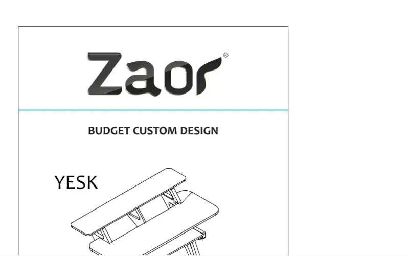 Image de la première page du manuel de l'appareil Yesk