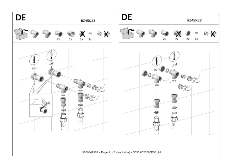 Page 1 de la notice Manuel utilisateur Siemens BZ45K23
