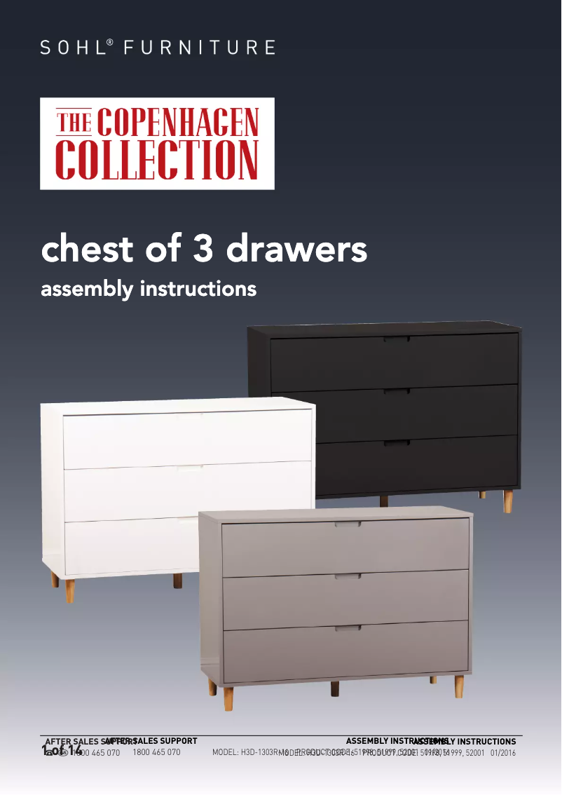 Page 1 de la notice Manuel utilisateur Sohl Copenhagen