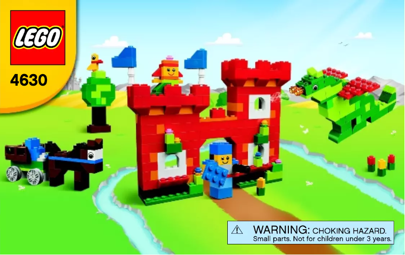 Page 1 de la notice Manuel utilisateur Lego Build & Play Box