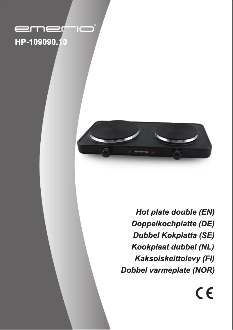 Image de la première page du manuel de l'appareil HP-109090.10