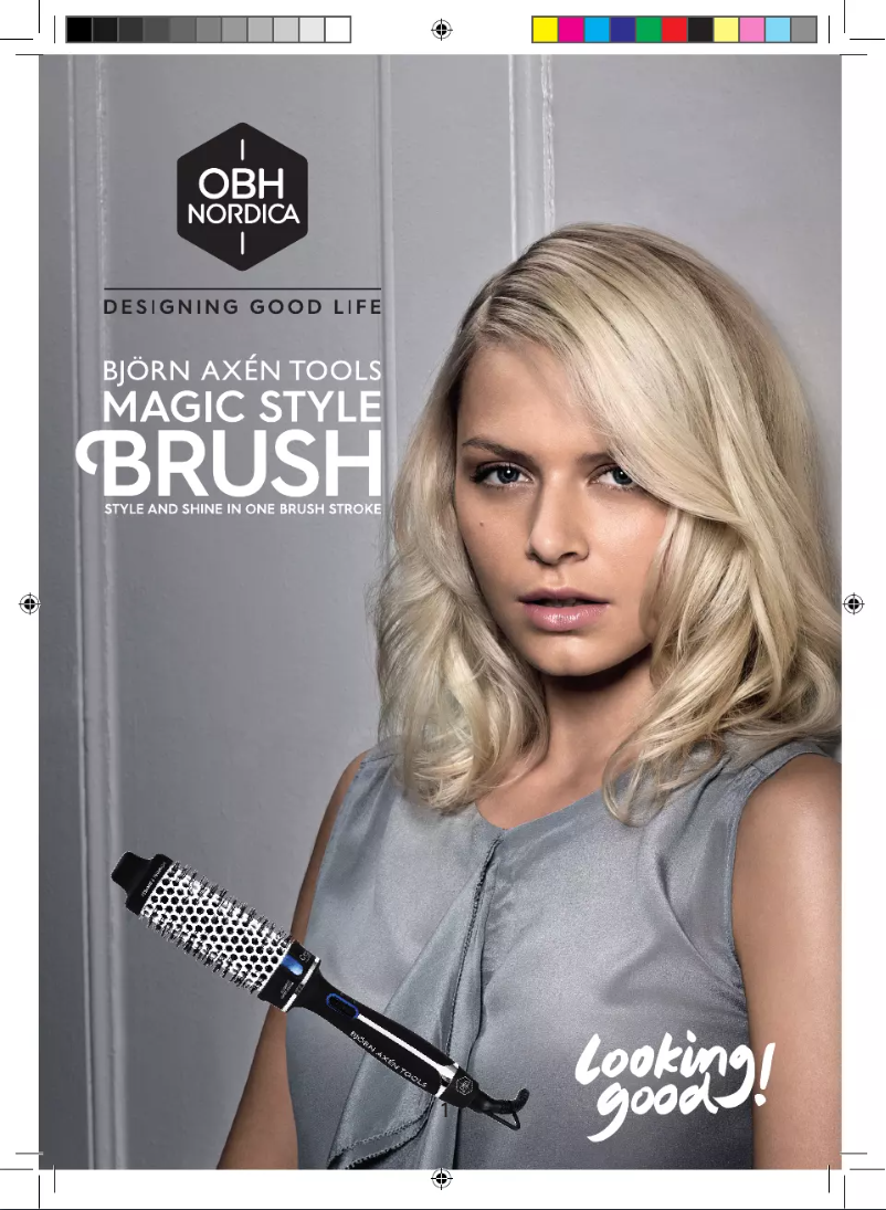 Page 1 de la notice Manuel utilisateur OBH Nordica Magic Style Brush 38