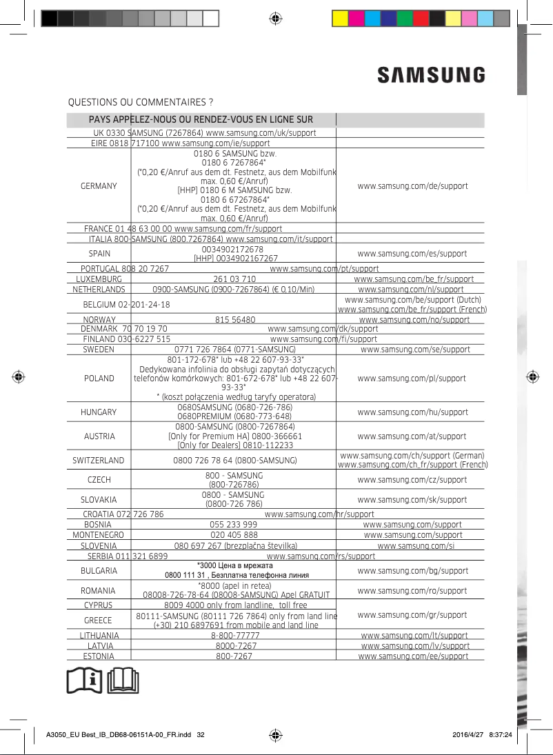 Page n°1 - Manuel utilisateur Samsung AR09HSSFAWKN