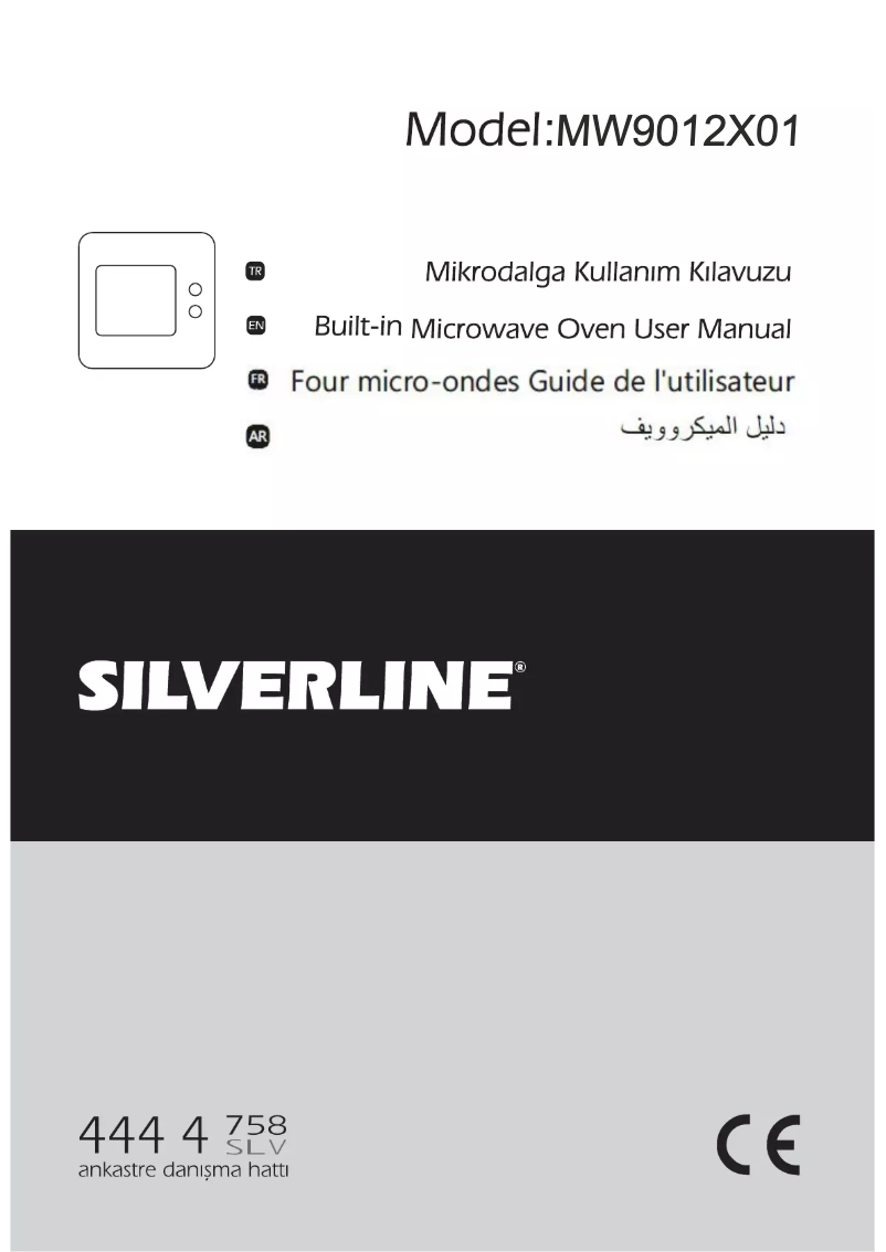Page 1 de la notice Manuel utilisateur Silverline MW9012X01