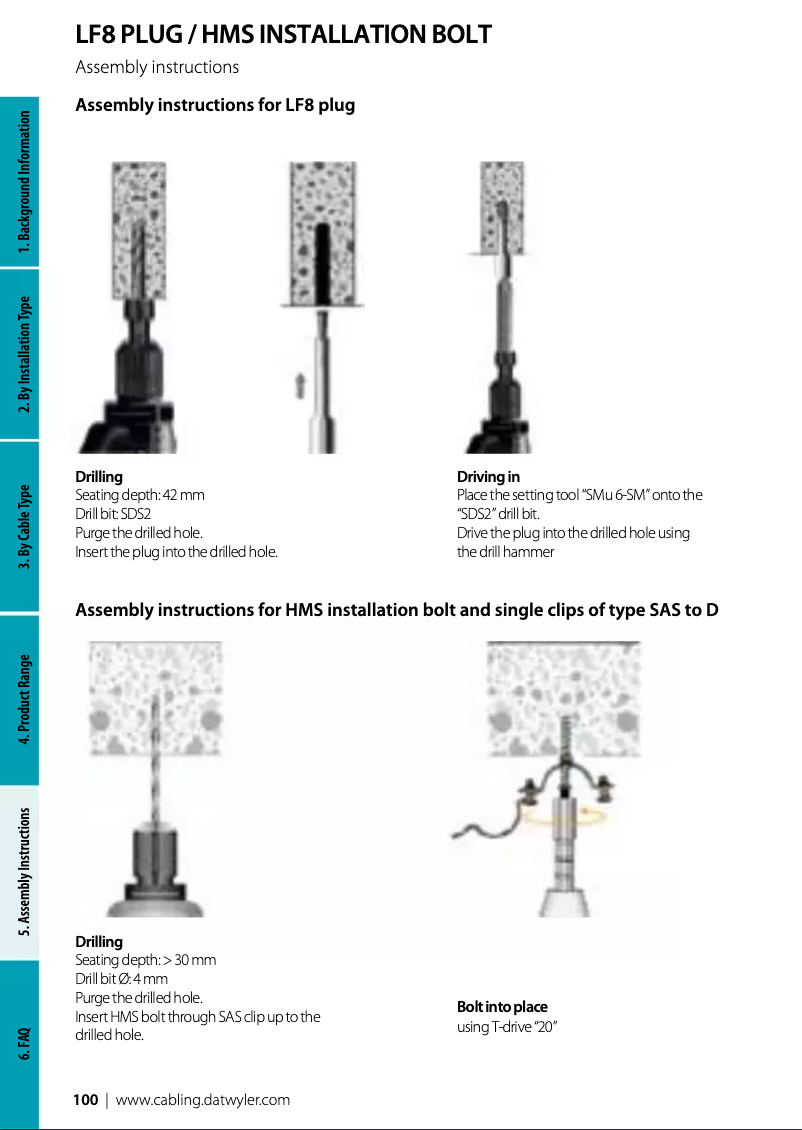 Page n°1 - Manuel utilisateur Dätwyler MMS-P 7.5/45