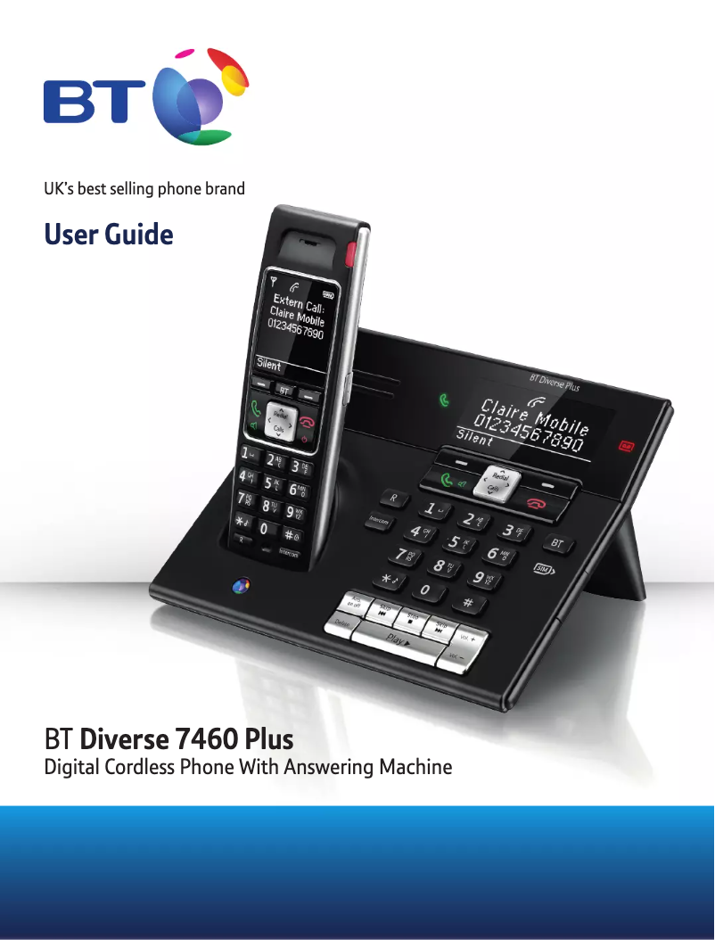 First page image of the manual for Diverse 7460 R