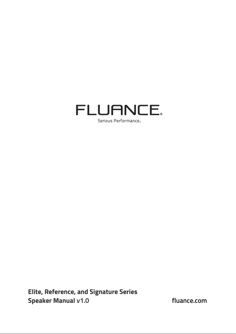 Page 1 de la notice Manuel utilisateur Fluance XL8SW