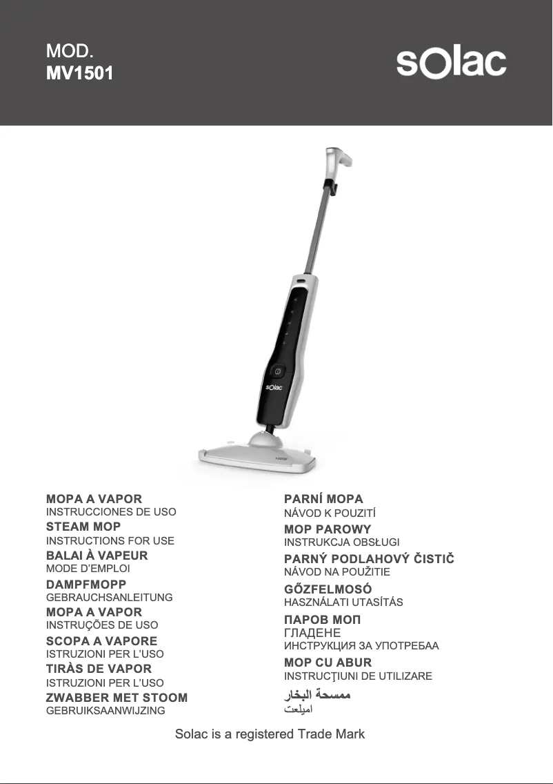Página 1 del manual Manual de usuario Solac MV1501