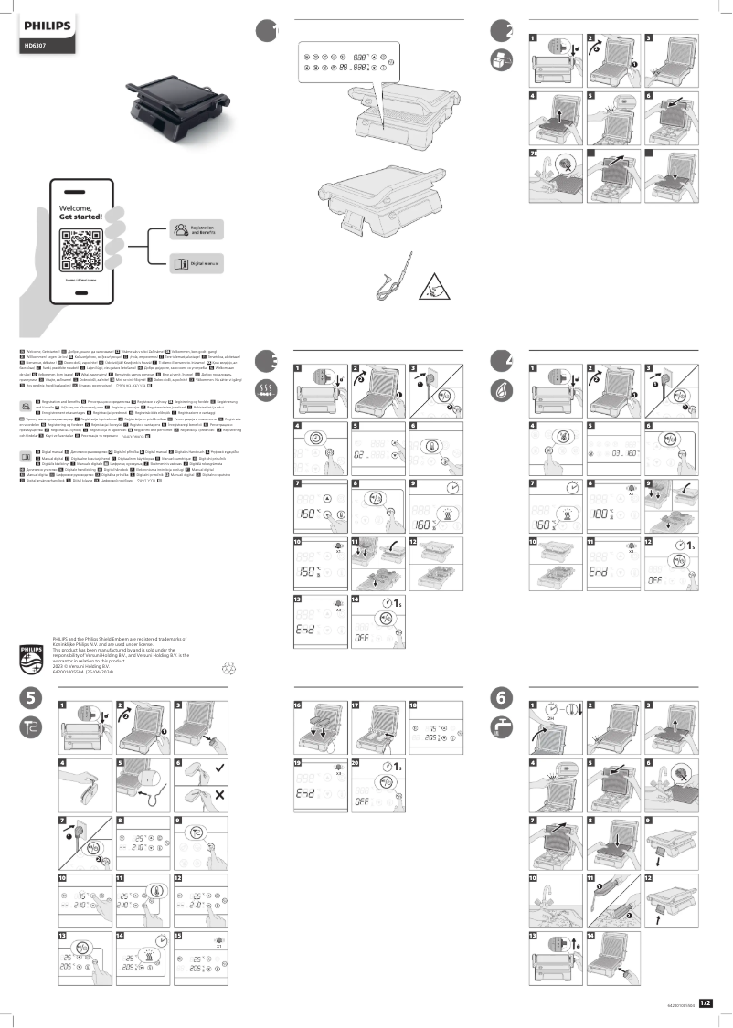 Page n°1 - Manuel utilisateur Philips HD6307