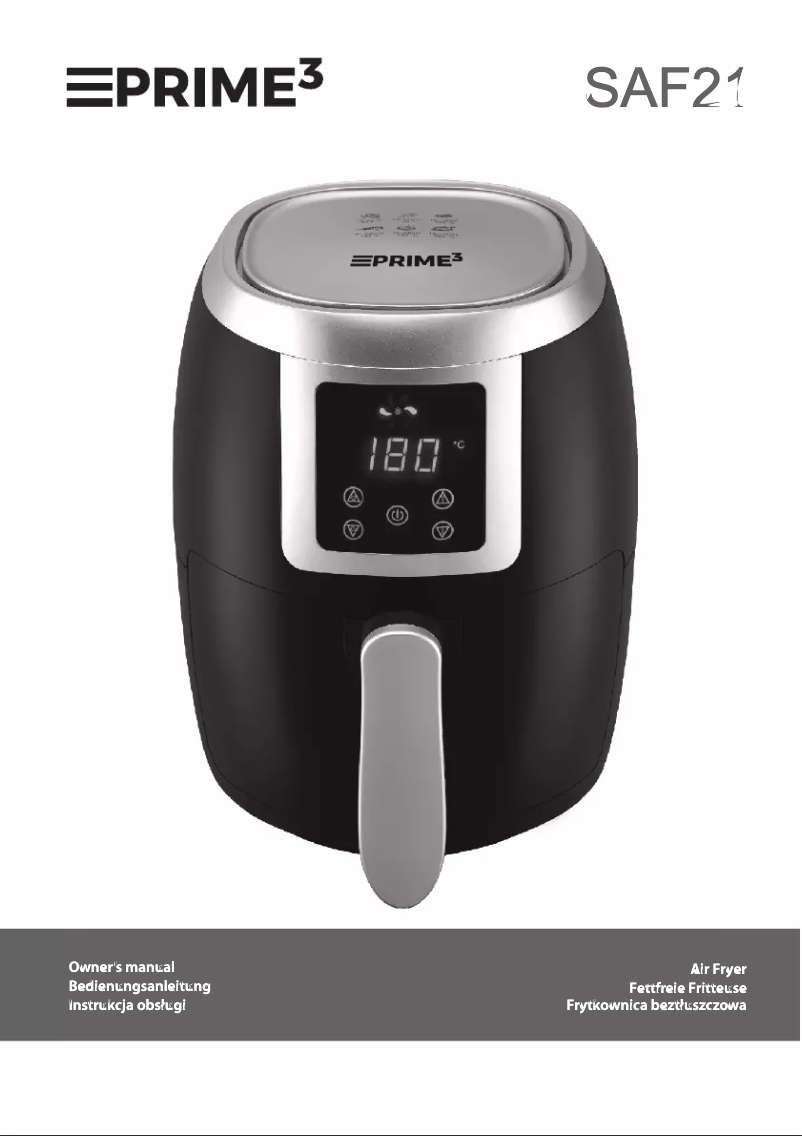 Page 1 de la notice Manuel utilisateur PRIME3 SAF21