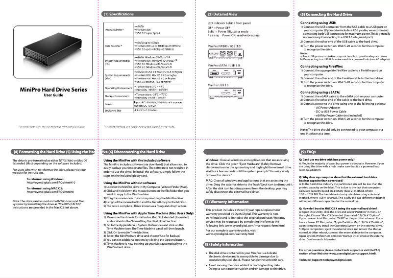 Image de la première page du manuel de l'appareil CB3-54-1000-BK