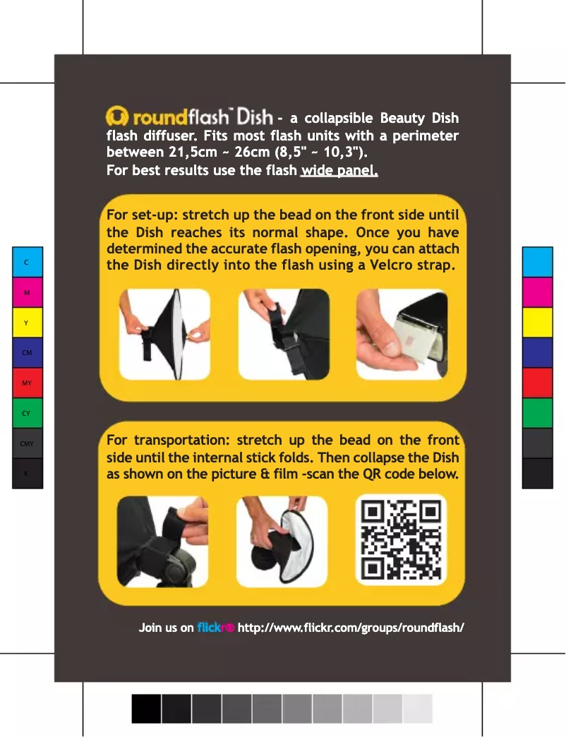 Page n°1 - Manuel utilisateur RoundFlash Dish