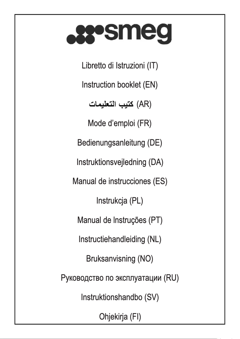Page n°1 - Mode d'emploi Smeg KS70XE-2