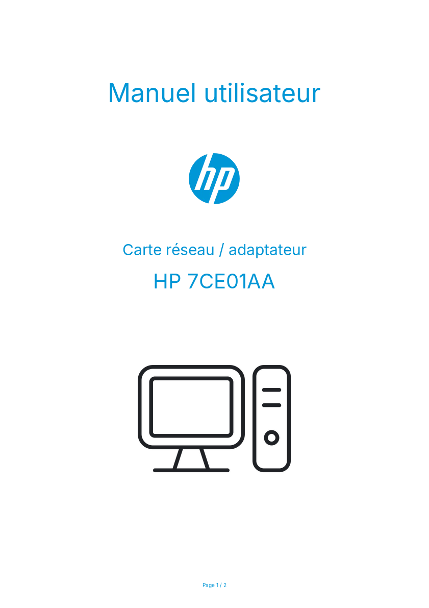 Image de la première page du manuel de l'appareil 7CE01AA