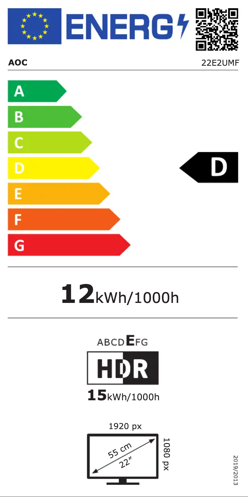 Image de la première page du manuel de l'appareil 22E2UMF