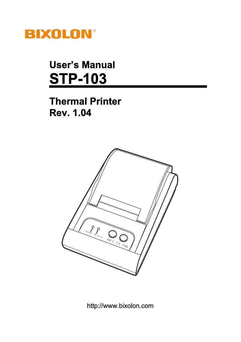 Page 1 de la notice Manuel utilisateur Samsung STP-103PDG