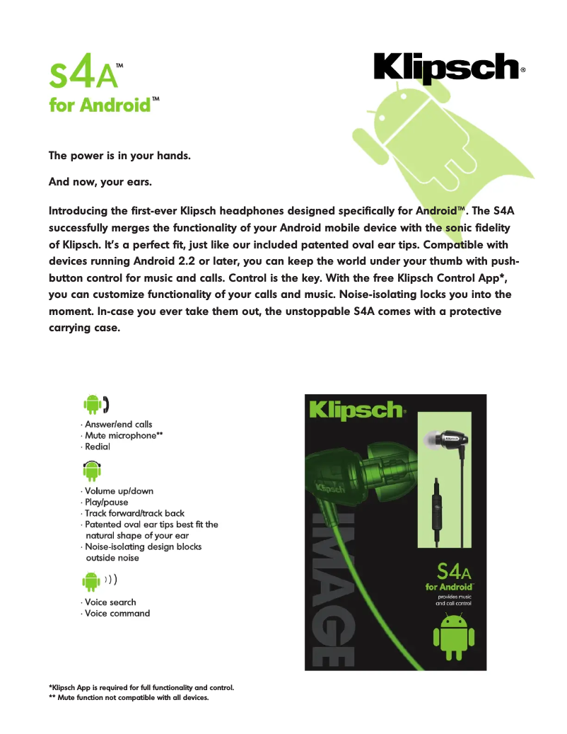 Image de la première page du manuel de l'appareil Image S4A