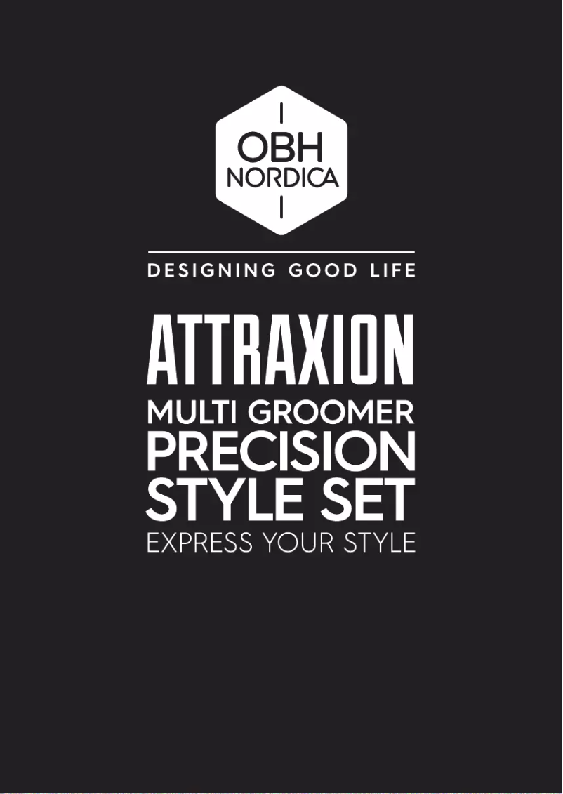 Imagen de la primera página del manual del dispositivo Attraxion Precision Style 5594