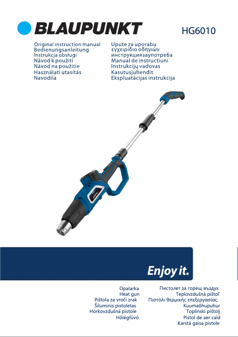 Page n°1 - Manuel utilisateur Blaupunkt HG6010