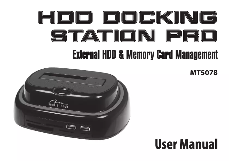 Image de la première page du manuel de l'appareil MT5078