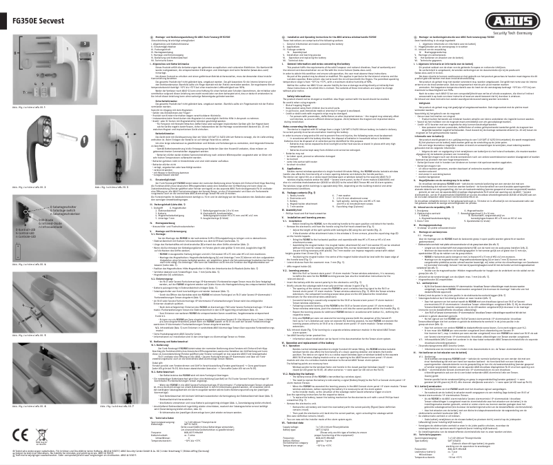 Image de la première page du manuel de l'appareil FUFT50040B