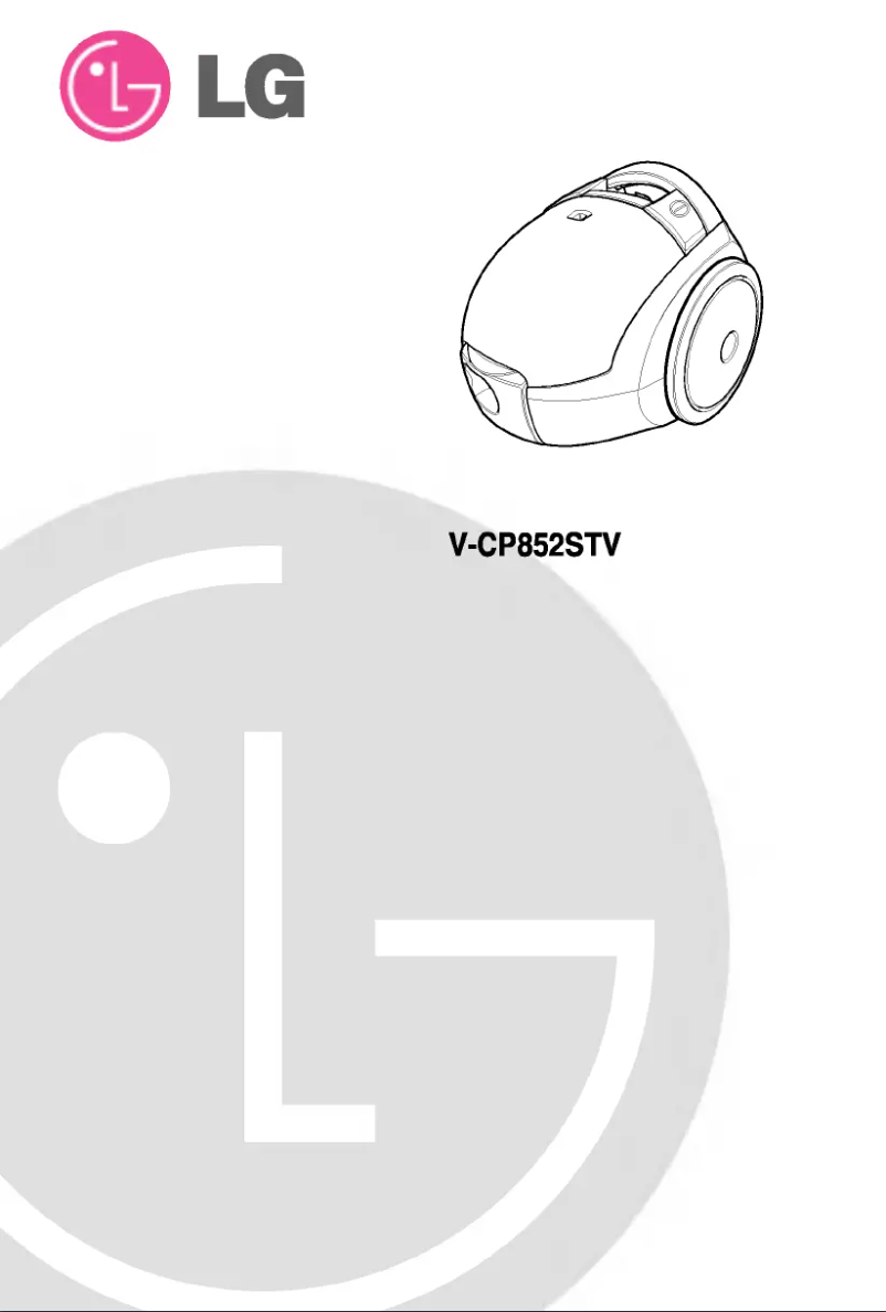 Page 1 de la notice Manuel utilisateur LG VTCP852ST