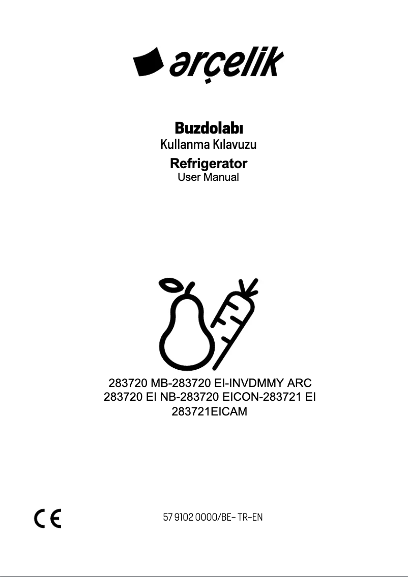 Page n°1 - Manuel utilisateur Arçelik 283721 EI