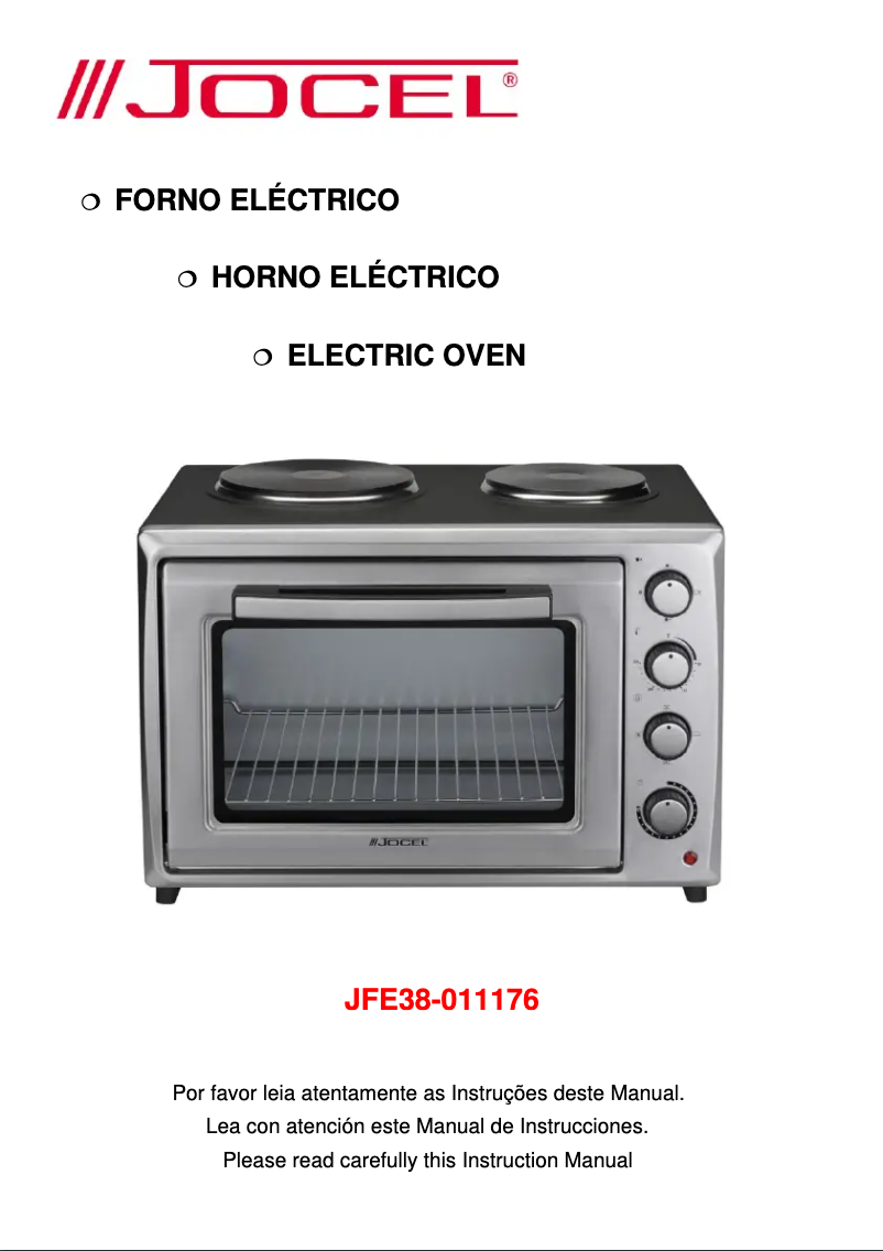 Page n°1 - Manuel utilisateur Jocel JFE38-011176