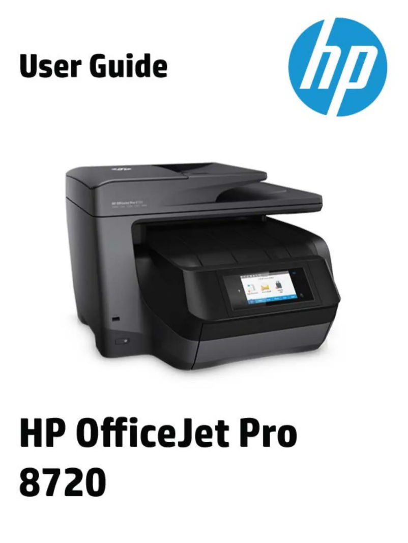 Page 1 de la notice Manuel utilisateur HP OfficeJet Pro 8725 e-All-in-One
