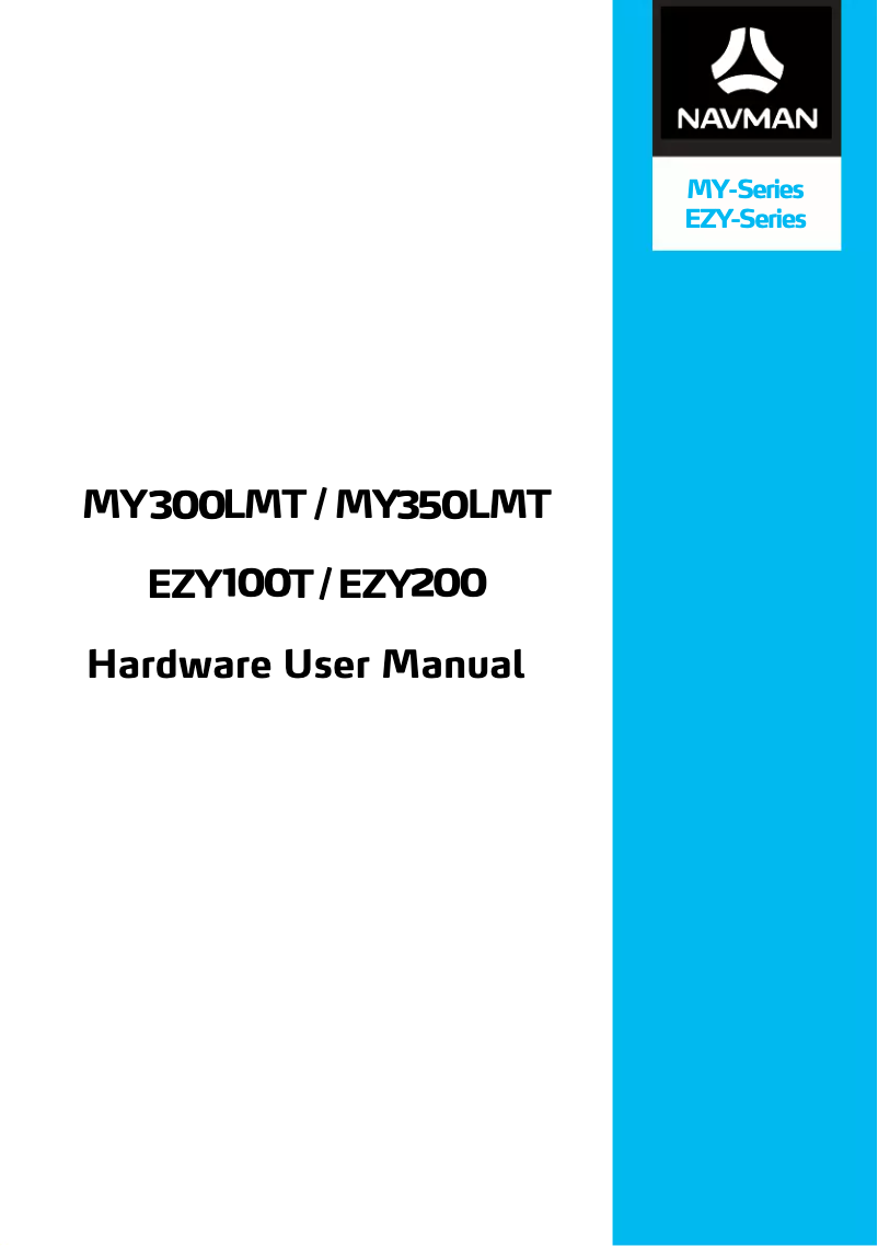 Image de la première page du manuel de l'appareil EZY100T